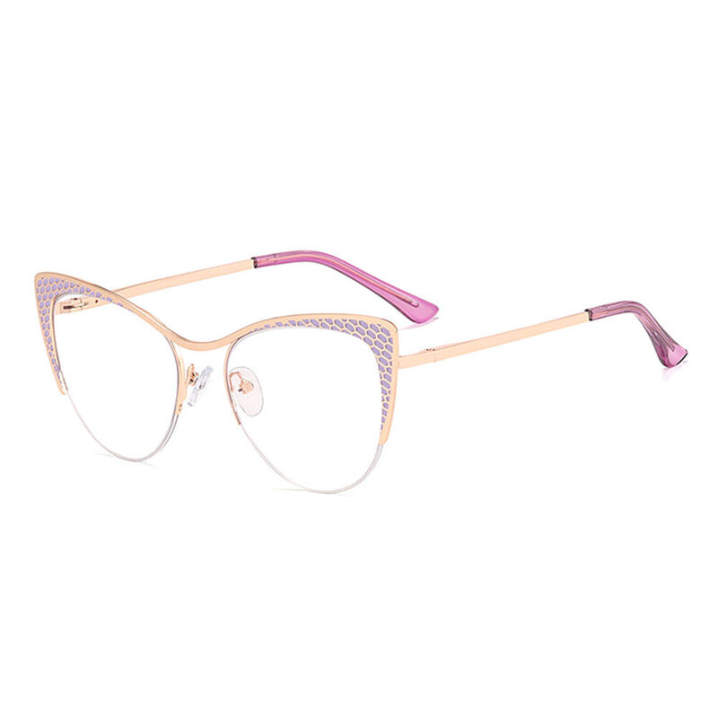 Reising Cat Eye Purple Glasses