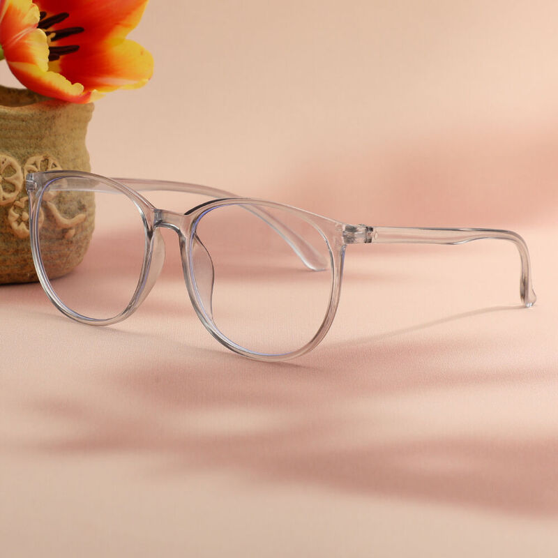 Glane Round Gray Glasses