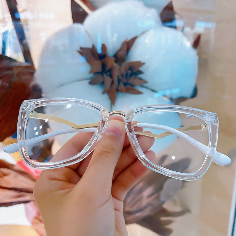 Luccy Cat Eye Clear Glasses