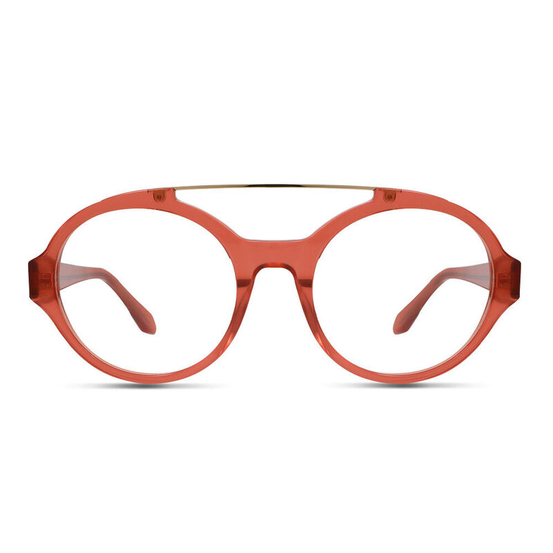 Elme Aviator Red Glasses