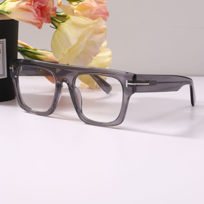 Baire  Square Gray Glasses