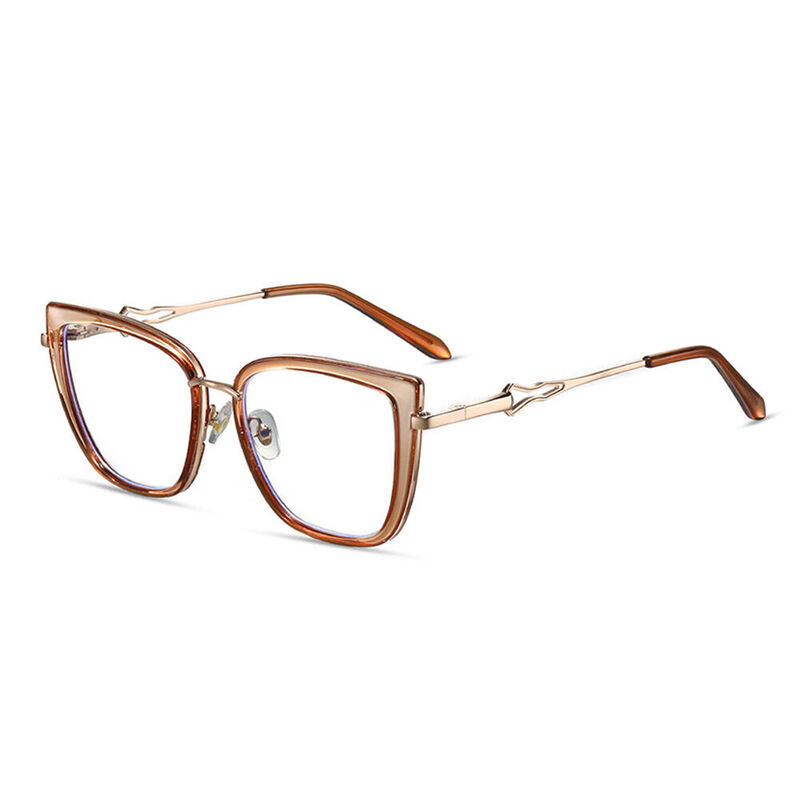 Henry Cat Eye Brown Glasses