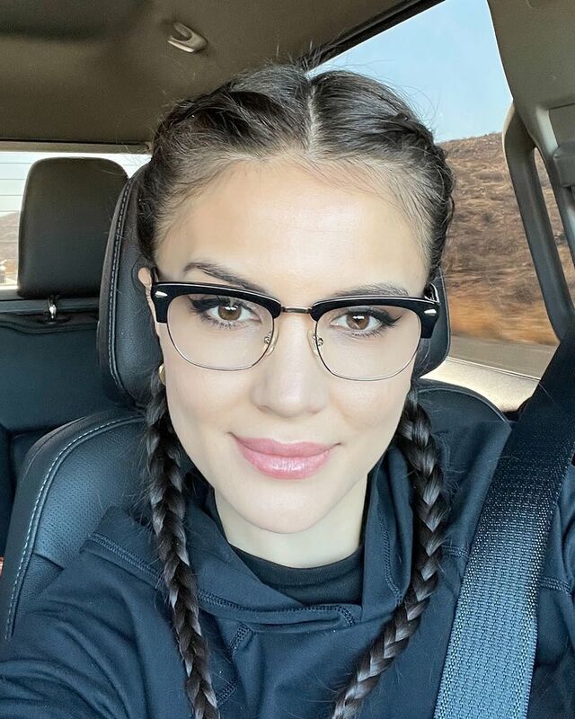 Mami Browline Gold Glasses