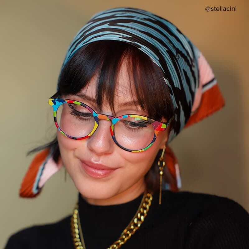 Alvi Round Multicolor Glasses