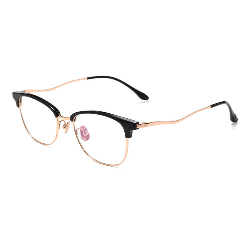 Parker Browline Black Glasses