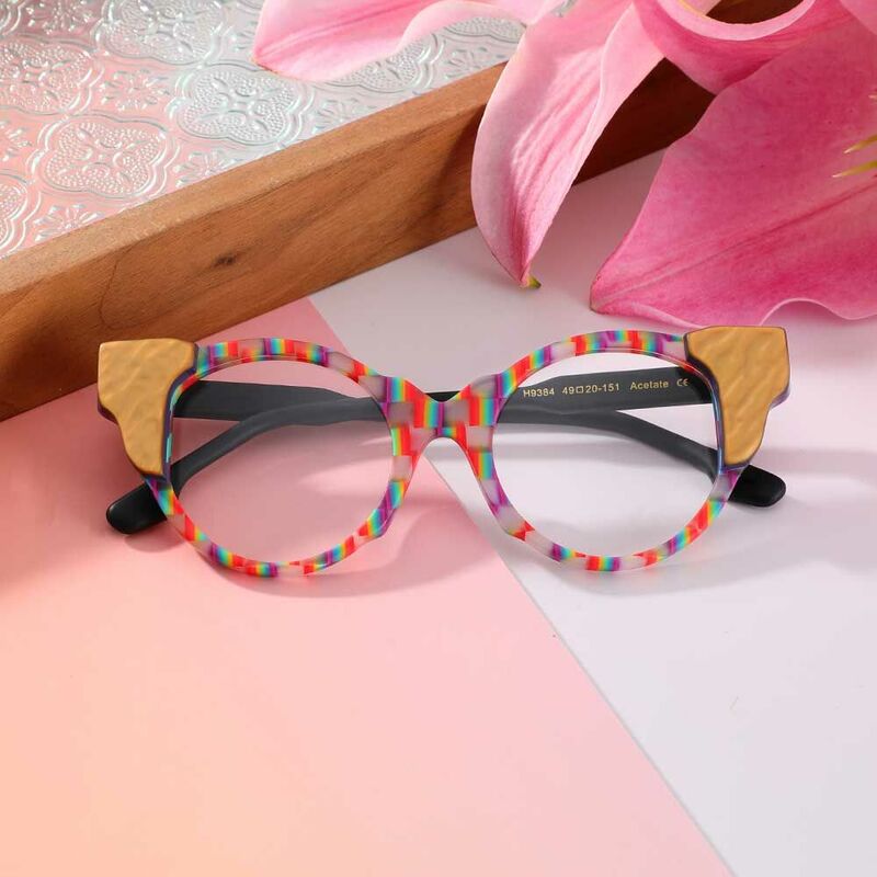 Browne Cat Eye Multicolor Glasses