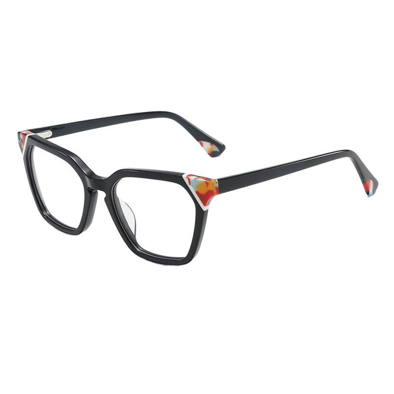 Gafas Graduadas Cuadradas Negras Kama