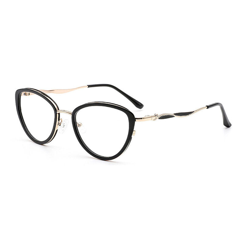 Occhiali da Vista Anastasia Cat Eye Nero