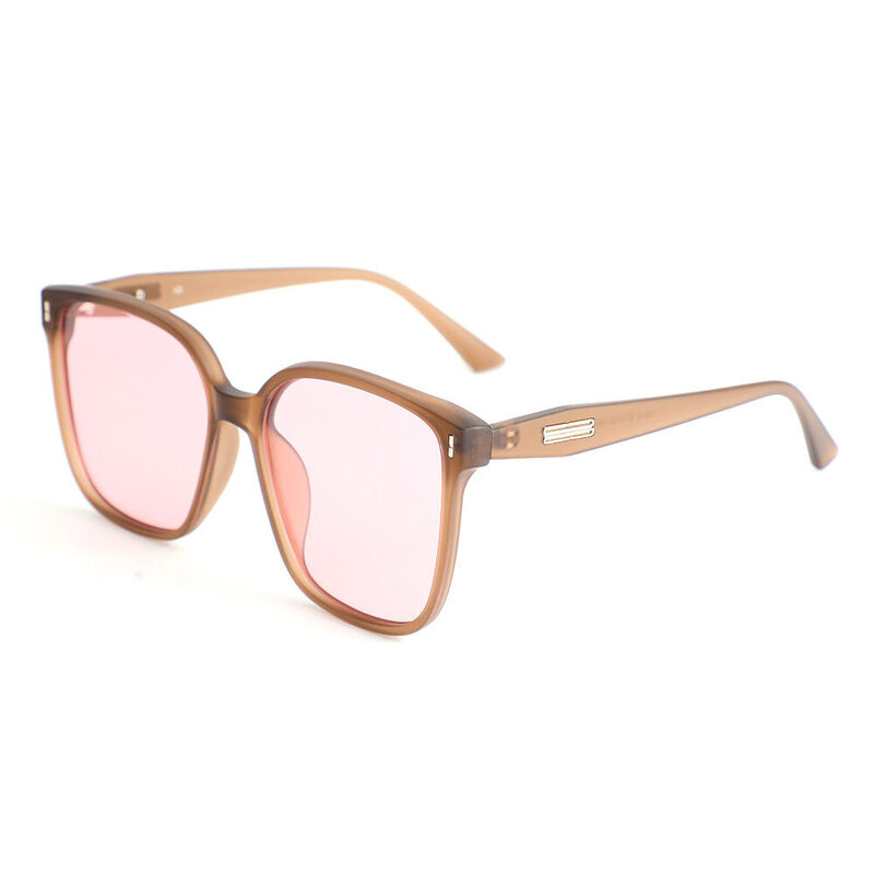 Jamie Square Pink Sunglasses