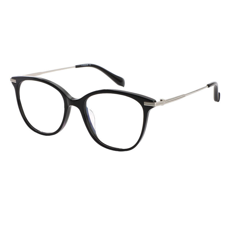 Occhiali da Vista Celeste Quadrato Nero