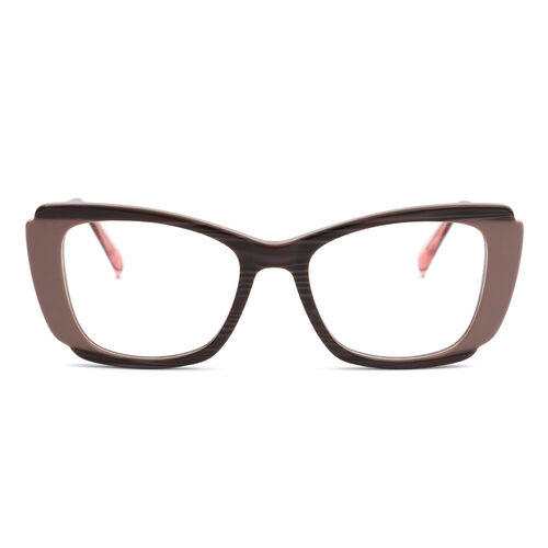 Aldrida Cat Eye Brown Glasses