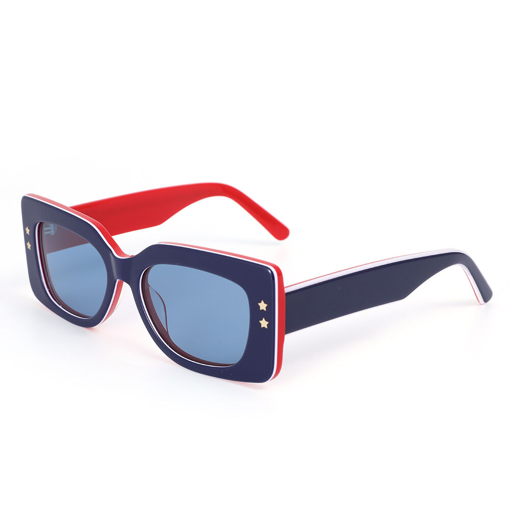 Occhiali da sole Boothy Rettangolare Blu