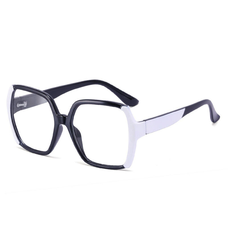Acco Geometric Black Glasses