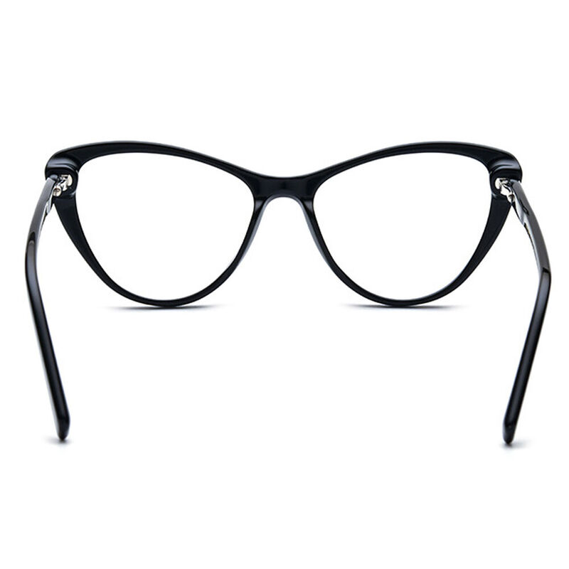 Celisa Cat Eye Black Glasses