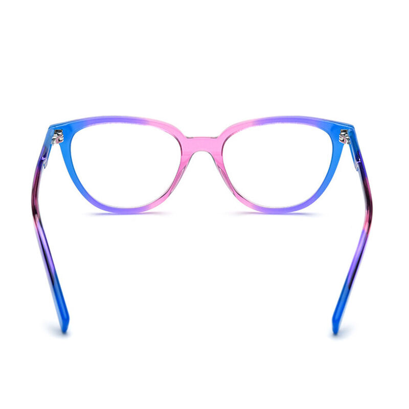Dailey Oval Blue Glasses