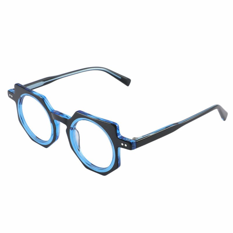 Walkley Geometric Blue Glasses