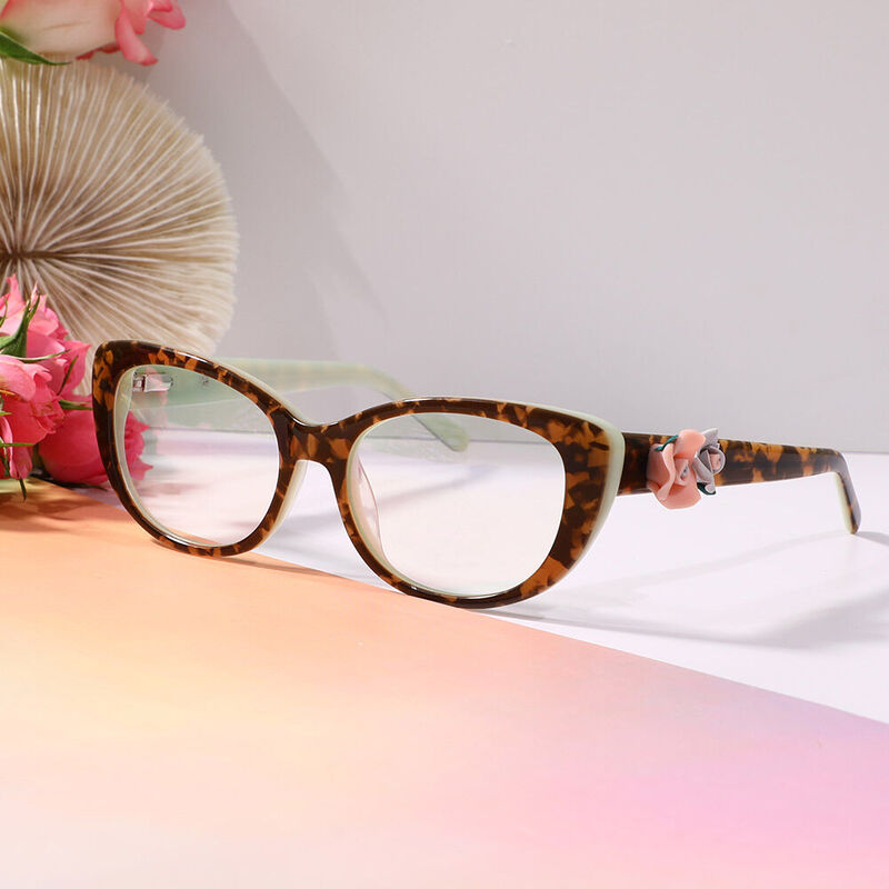 Athen Cat Eye Tortoise Glasses