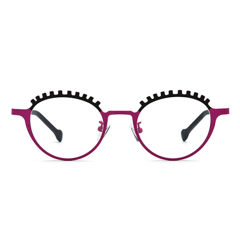 Jonson Round Pink Glasses