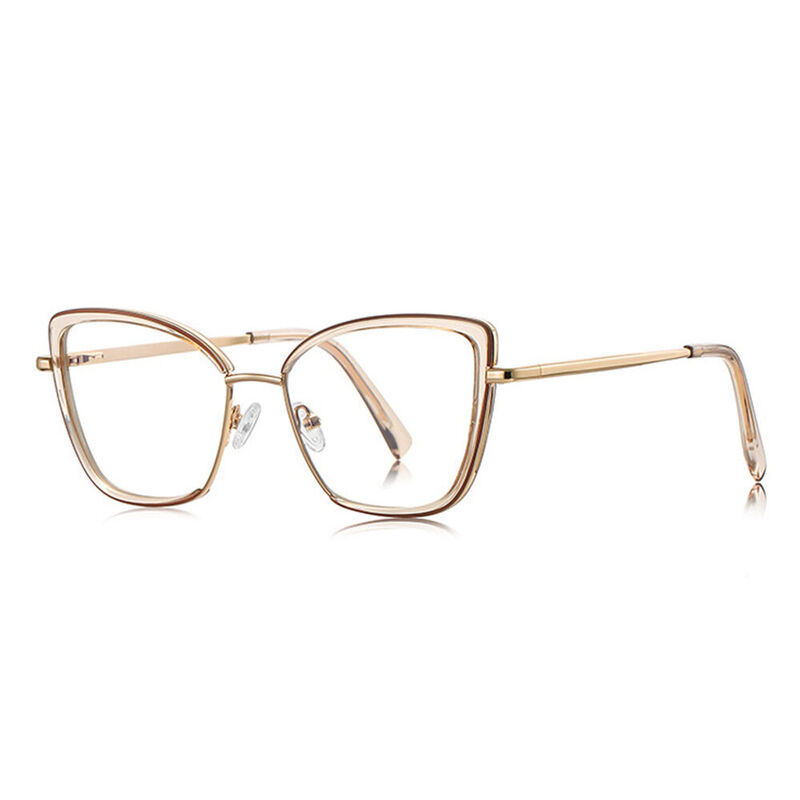 Candice Cat Eye Champagne Glasses