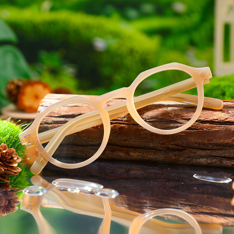 Madeline Round Brown Glasses