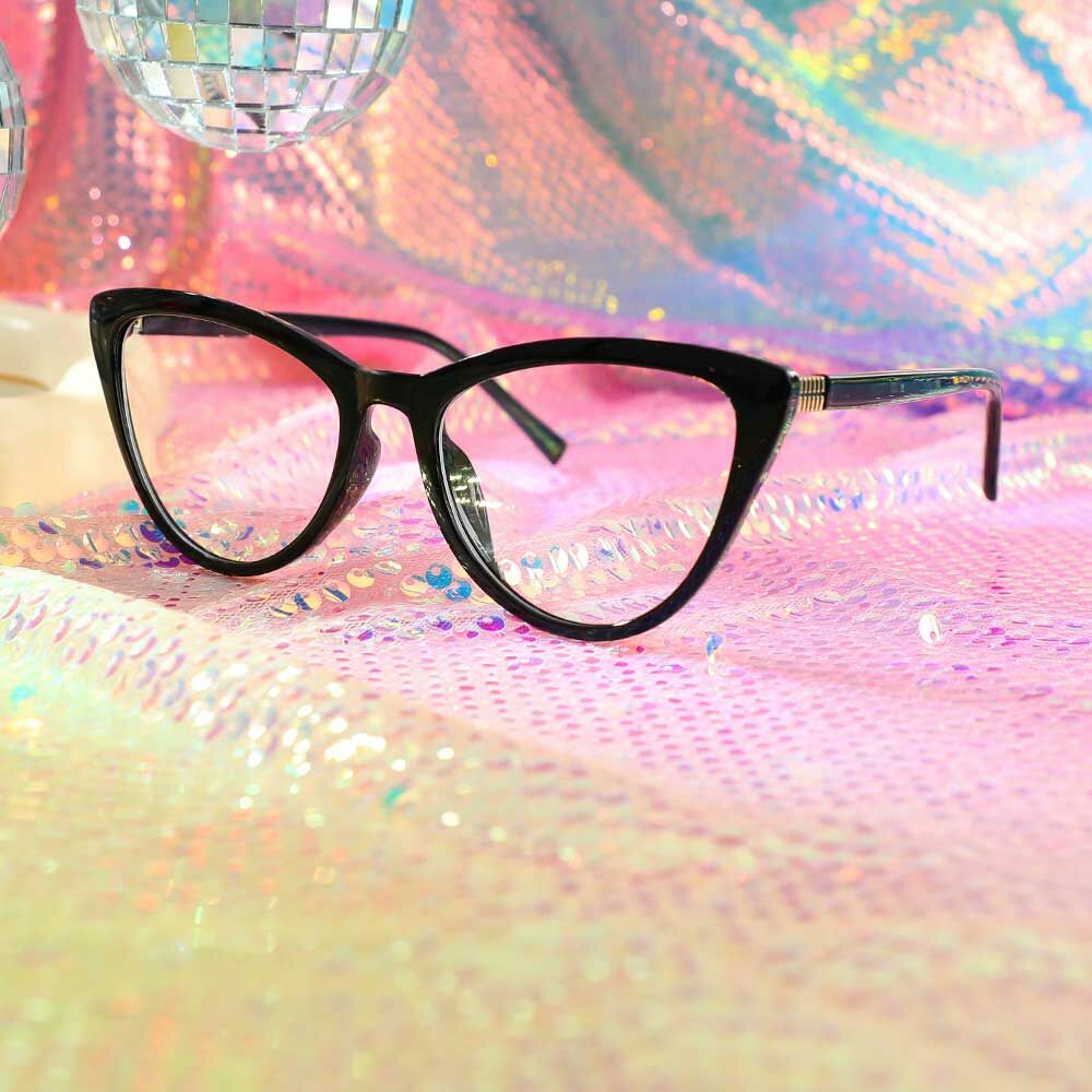 Agatha Cat Eye Schwarze Brille