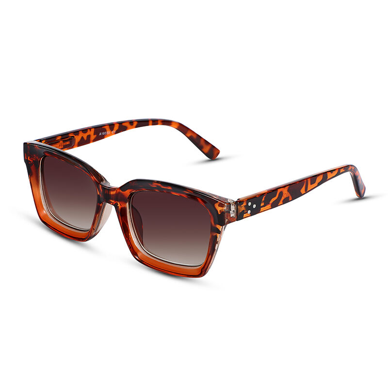 Sea Dream Rectangle Tortoise/Brown Sunglasses