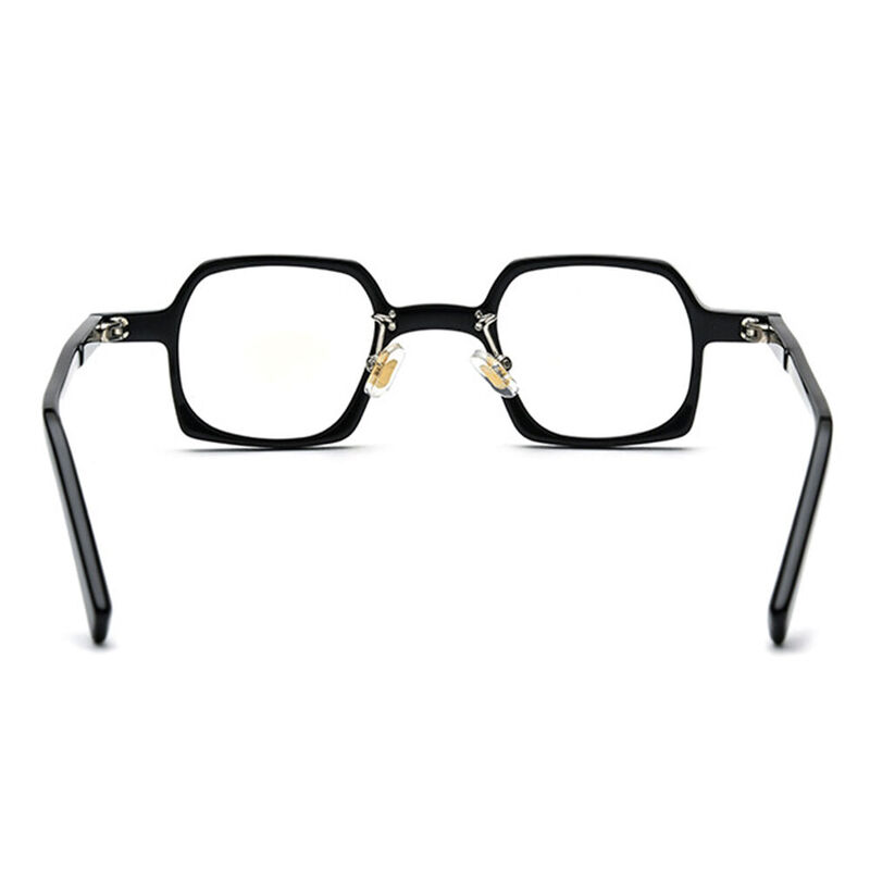 Cecil Square Black Glasses