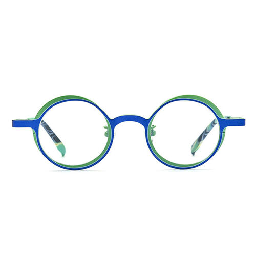 Neoco Round Blue Glasses - Aoolia.com