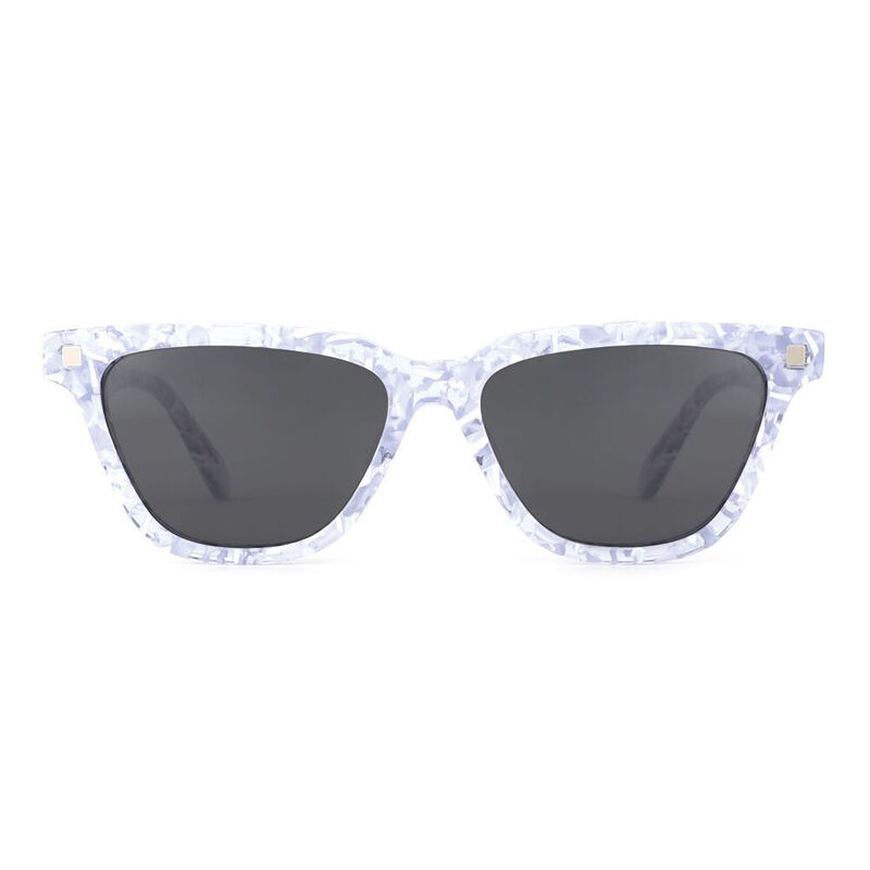 Cortez Round White Sunglasses