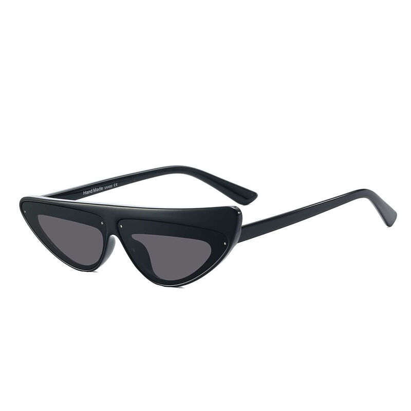 Fabricia Cat Eye Black Sunglasses