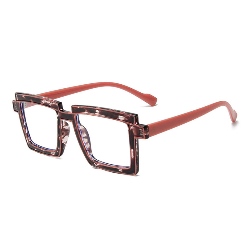 Flossie Square Brown Glasses