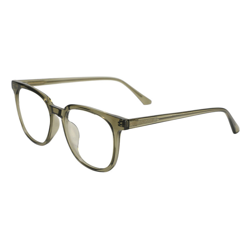 Bertha Square Green Glasses
