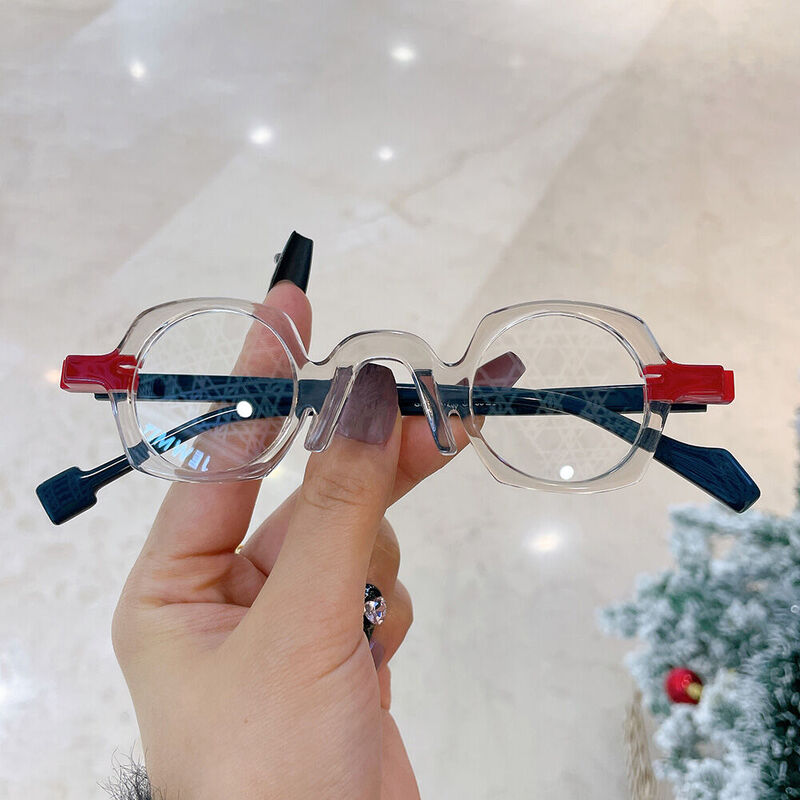 Lunettes de Vue Christ Géométrique Champagne