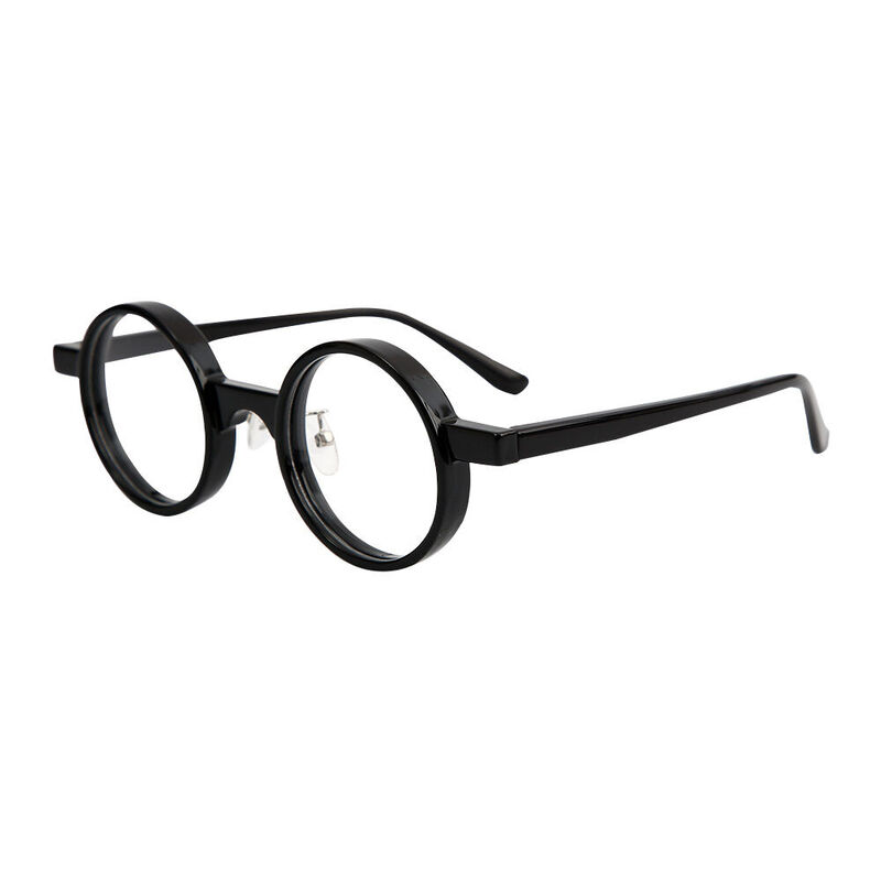 Orville Runde Schwarze Brille