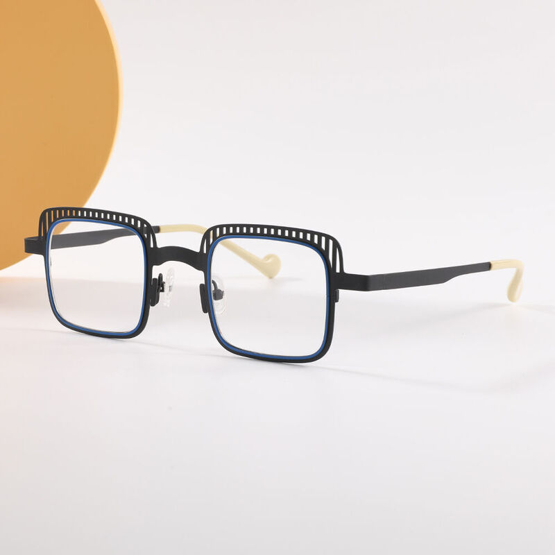 Hope Square Black Glasses