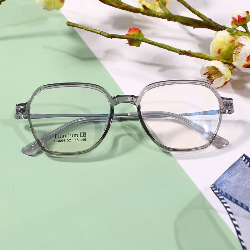 Richar Geometric Grey Glasses
