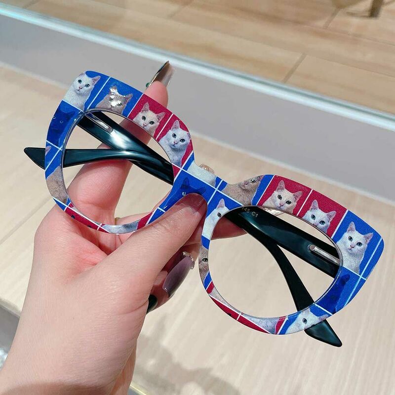 Occhiali da Vista Clyde Cat Eye Blu