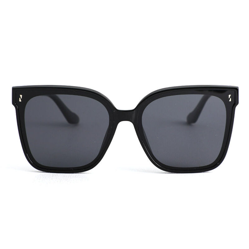 Bowen Quadratische Graue Sonnenbrille