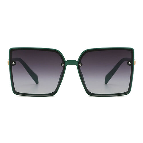 Flaherty Square Green Sunglasses
