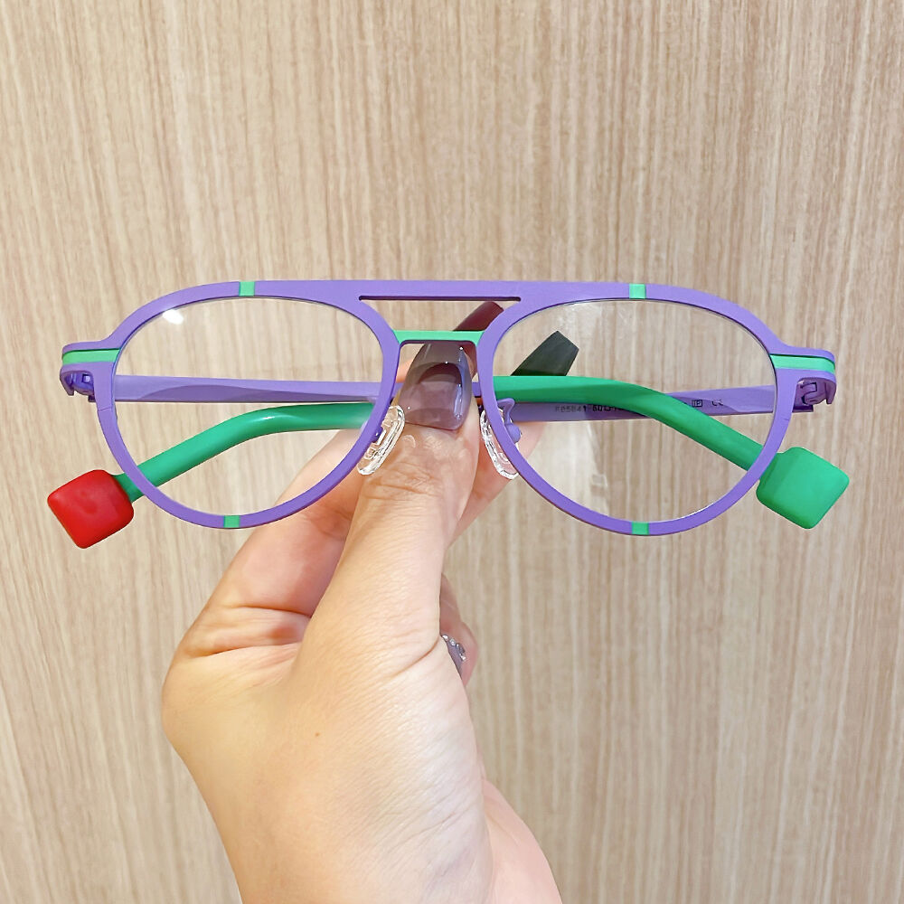 Finn Aviator Purple Glasses