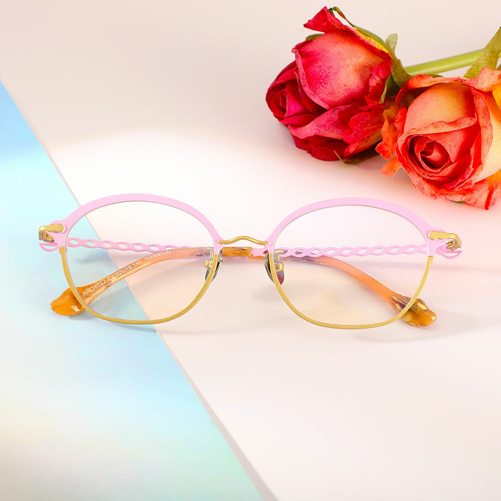 Occhiali da Vista Afra Ovale Giallo