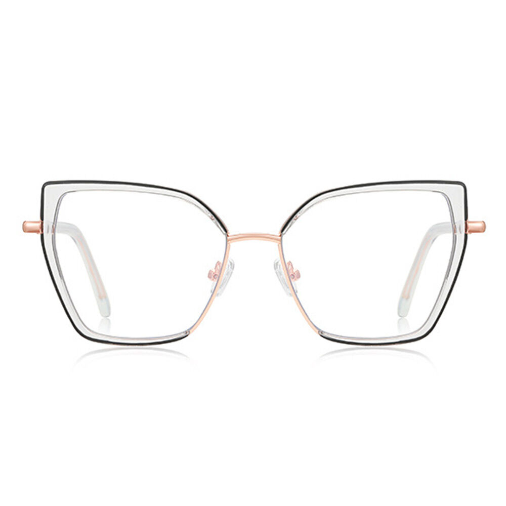 Modesty Cat Eye Clear Glasses