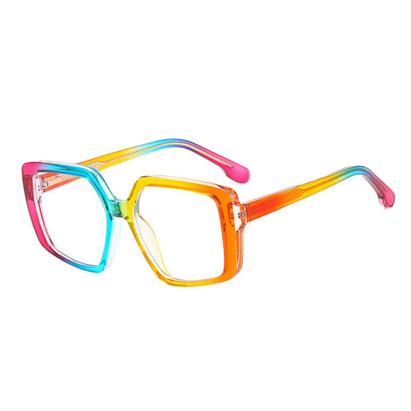 Stancho Geometric Rainbow Glasses