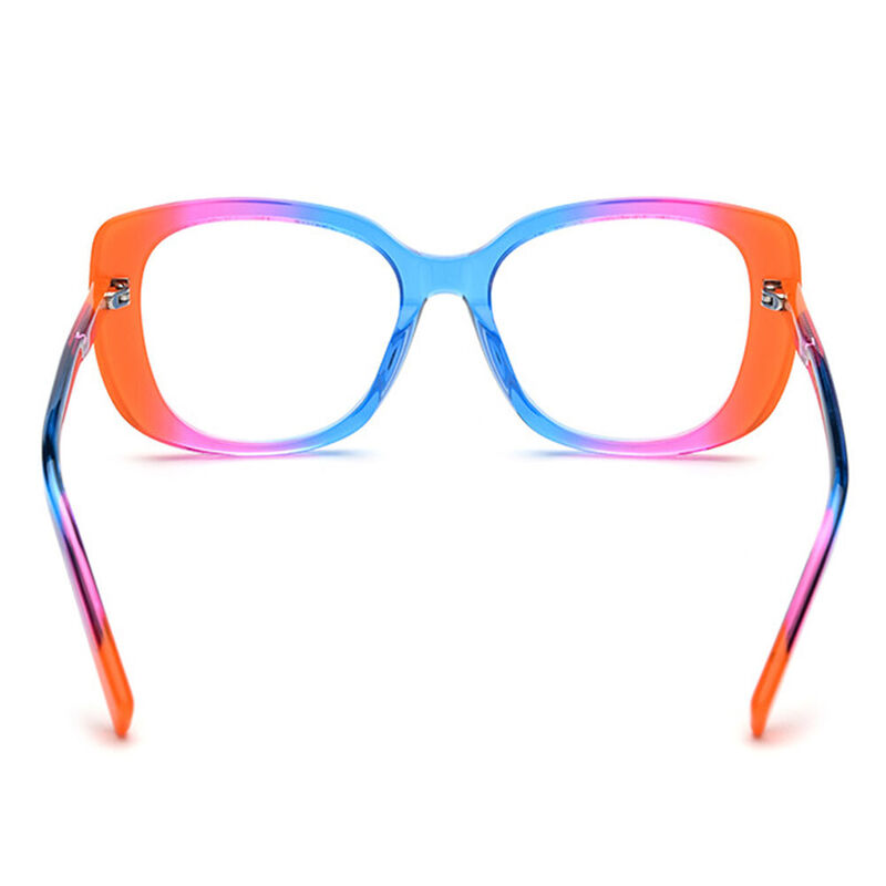 Vonnie Cat Eye Orange Glasses