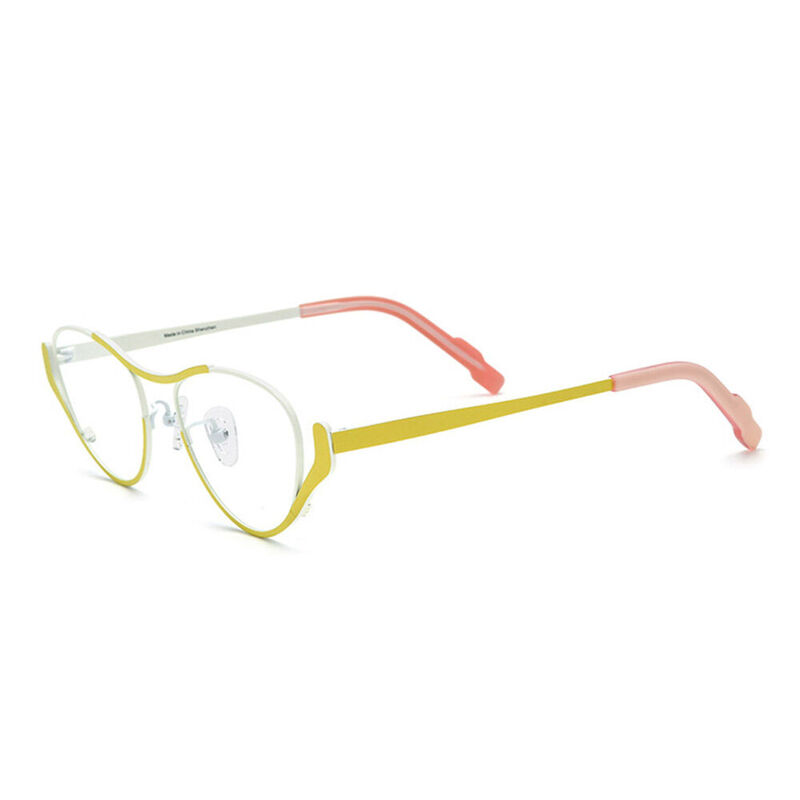 Norton Oval Yellow Glasses
