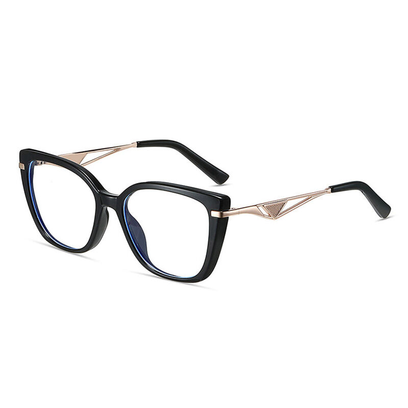 Robbiee Cat Eye Black Glasses