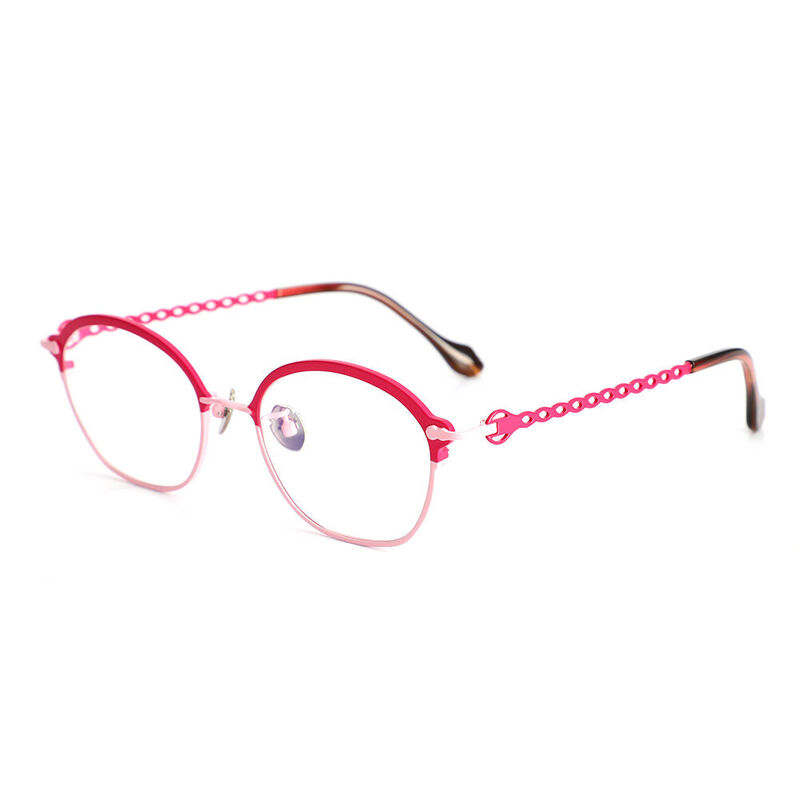 Lunettes de Vue Afra Ovale Rose