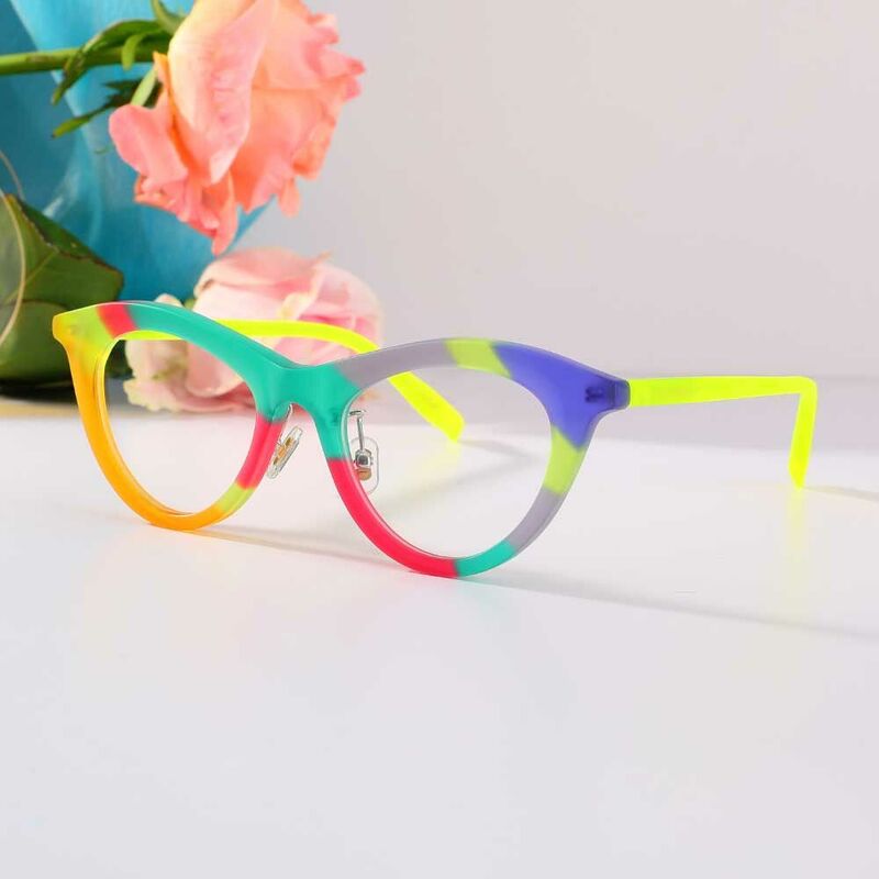 Webste Cat Eye Multicolor Glasses