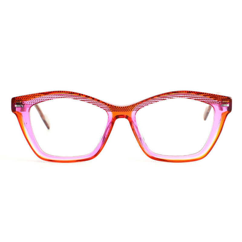 Maxine Cat Eye Pink Glasses