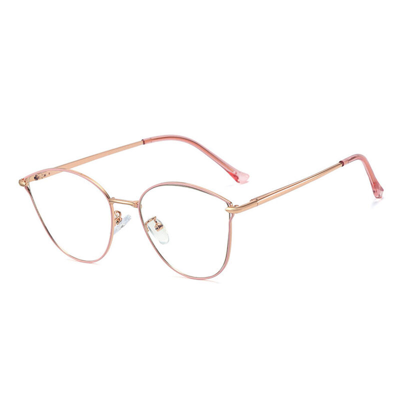 Sierra Oval Pink Glasses